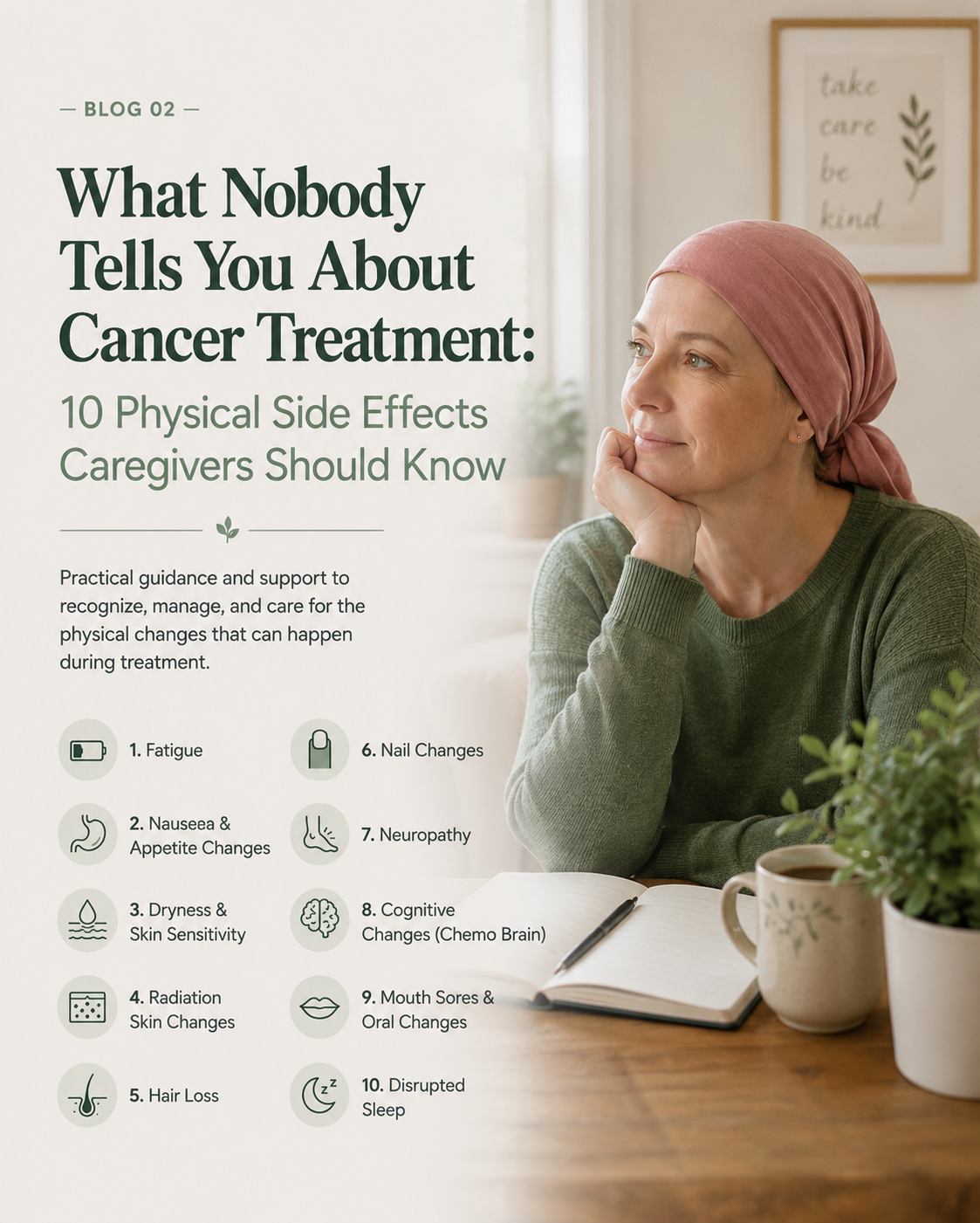 What Nobody Tells You About Cancer Treatment: 10 Physical Side Effects Caregivers Should Know
