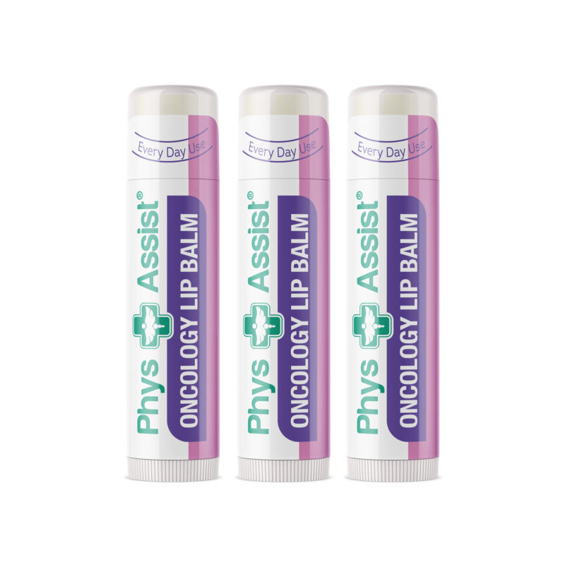 Baume à lèvres oncologique PhysAssist - Lot de 3