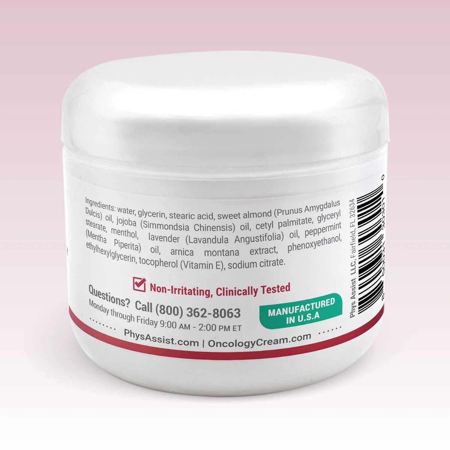 PhysAssist® Oncology Cream® Foot Support, 4 oz jar