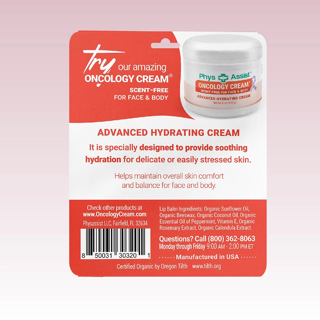 PhysAssist Oncology™ Unflavored Lip Balm - 3 pack