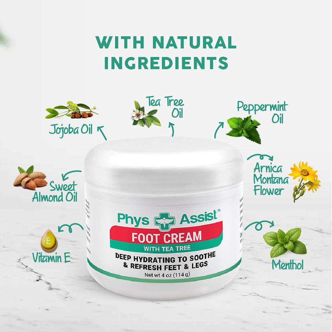 Crème apaisante pour les pieds et les jambes