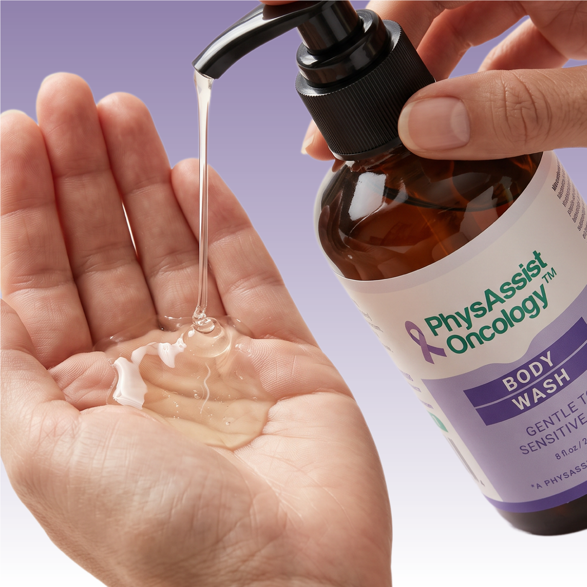 PhysAssist Body Wash – Unscented Cleansing for Sensitive Skin – 8 oz