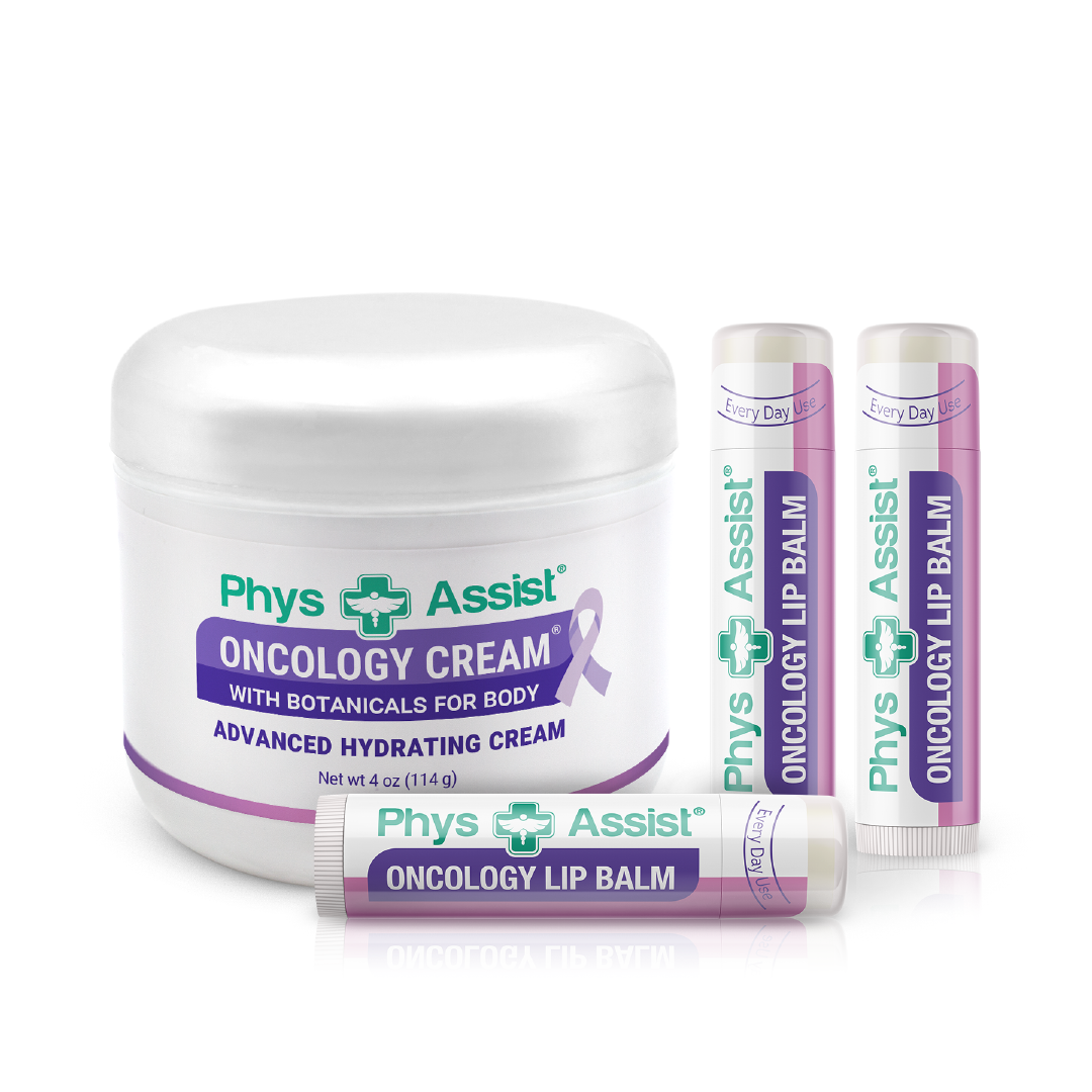 Oncology Cream 4 oz plus 3 Pack Lip Balm