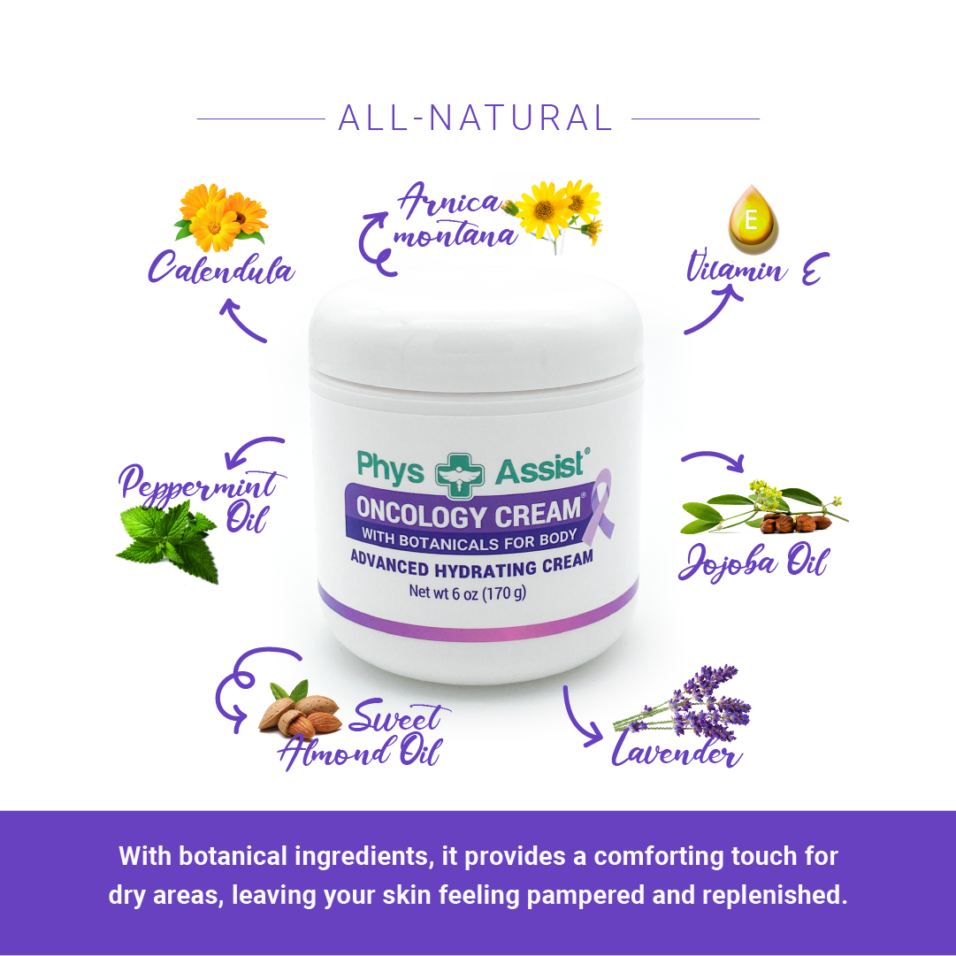 Oncology Body Cream with Botanicals 6 oz Jar