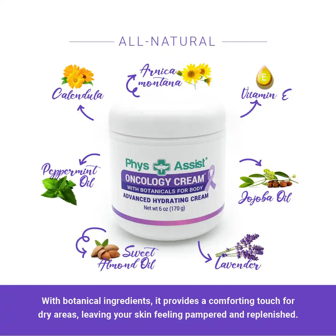 Crème corporelle oncologique aux extraits botaniques, pot de 170 ml