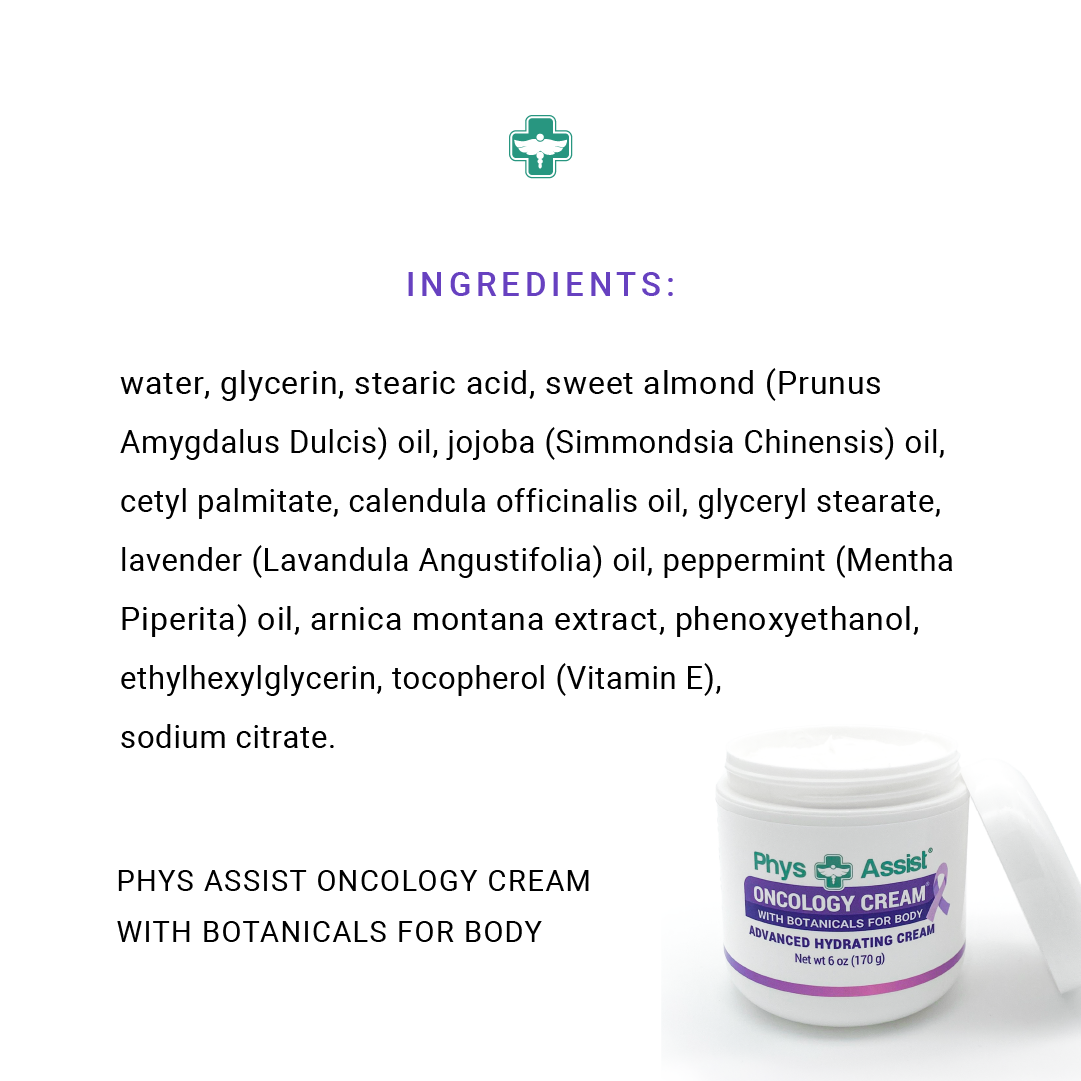 Oncology Body Cream with Botanicals 6 oz Jar