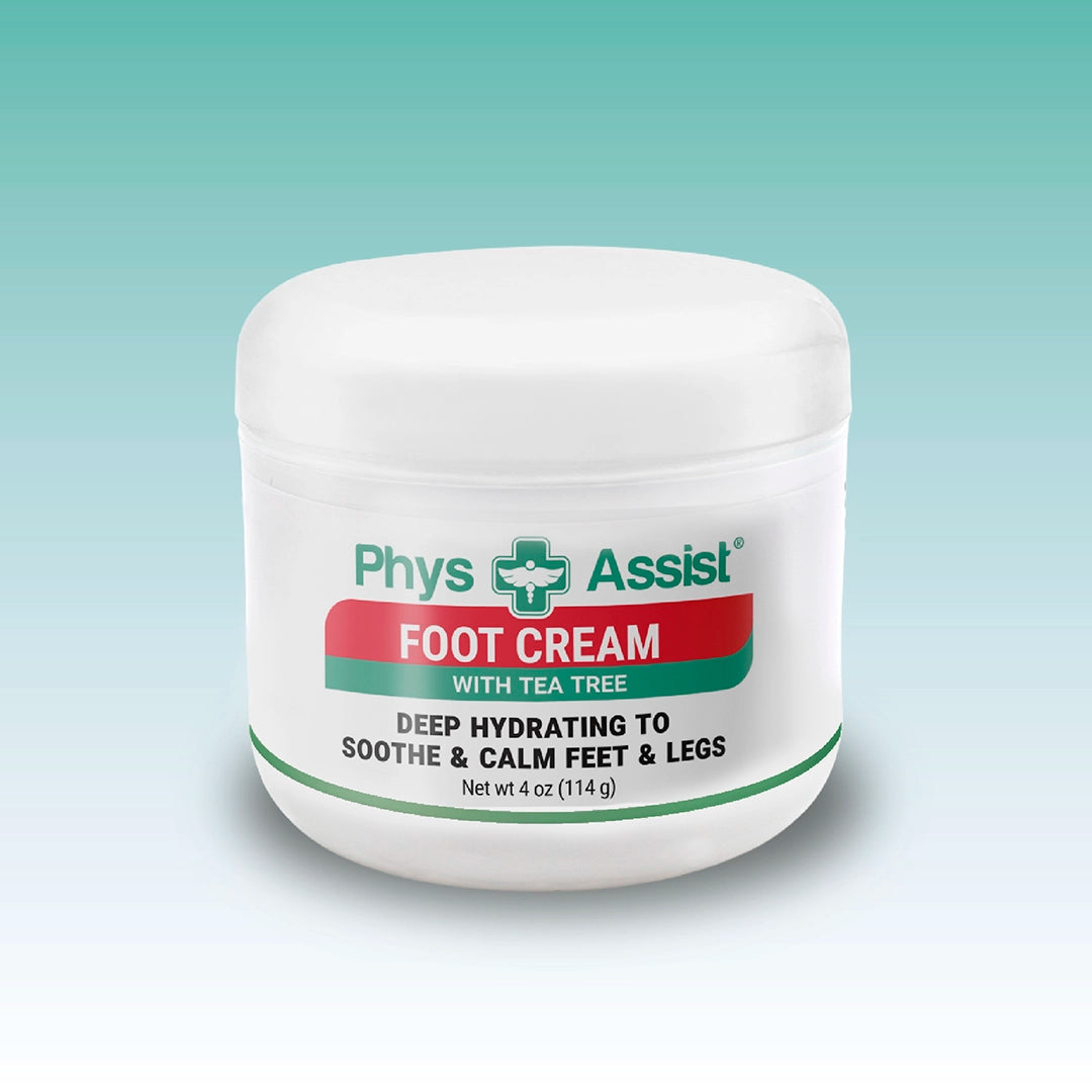 PhysAssist® Foot Cream With Tea Tree, 4 oz jar