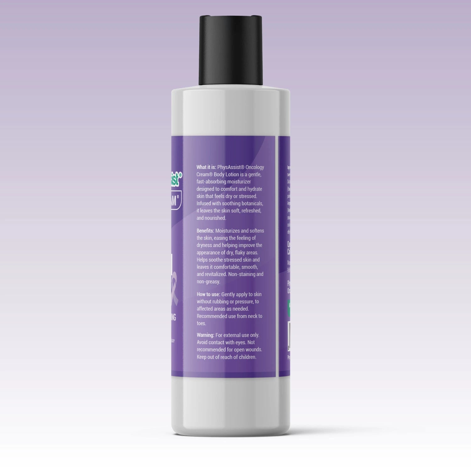 PhysAssist ® Oncology Cream ® Body Lotion With Botanicals, 6 oz bottle
