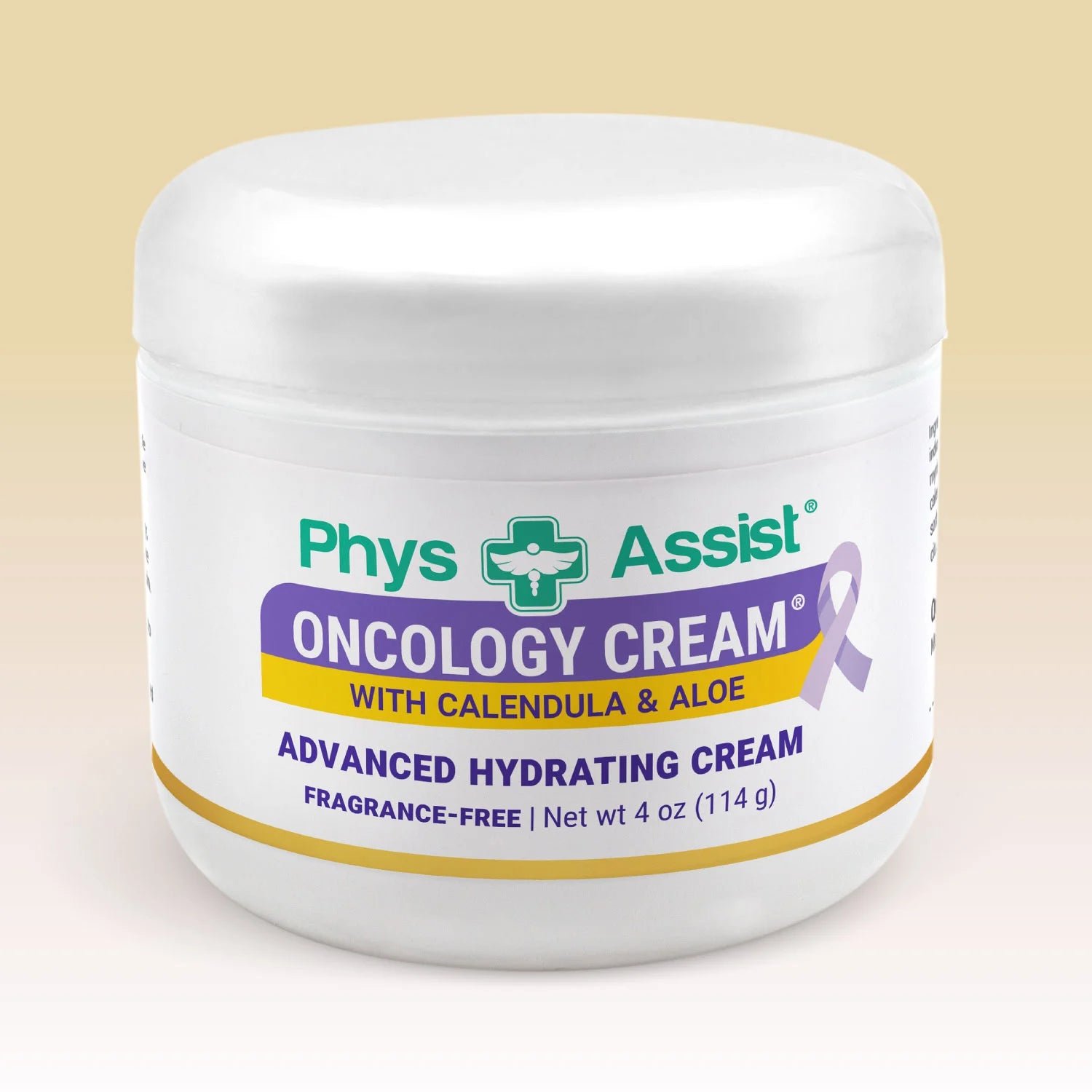 PhysAssist ® Oncology Cream ® with Calendula & Aloe, 4 oz jar