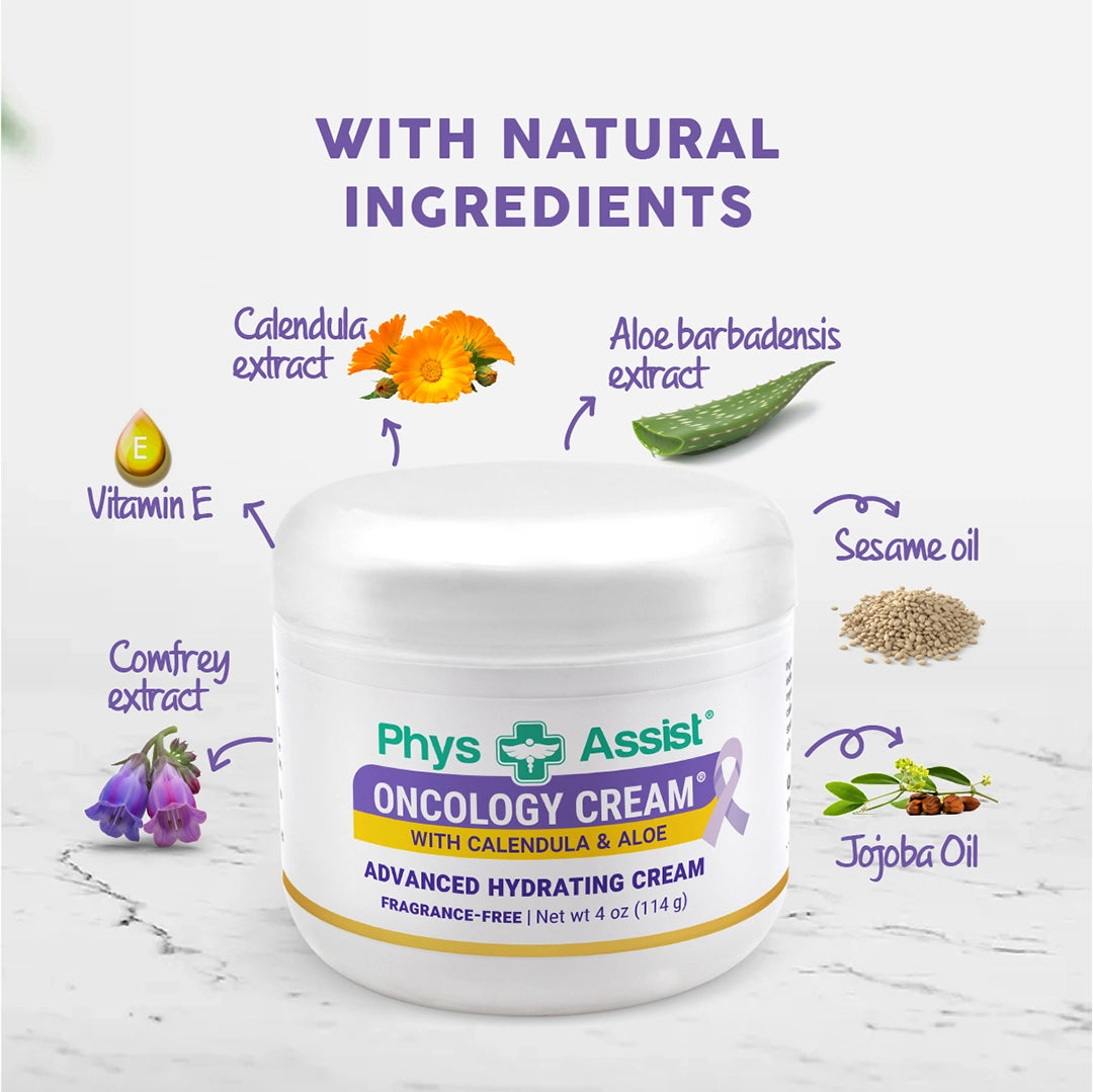 PhysAssist ® Oncology Cream ® with Calendula & Aloe, 4 oz jar