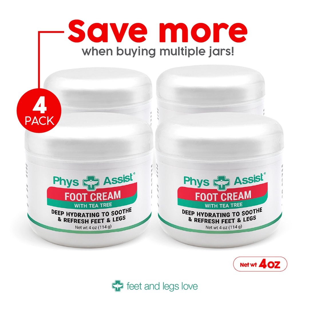 Crema calmante para pies y piernas