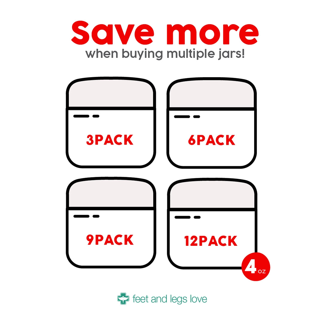 Crema calmante para pies y piernas