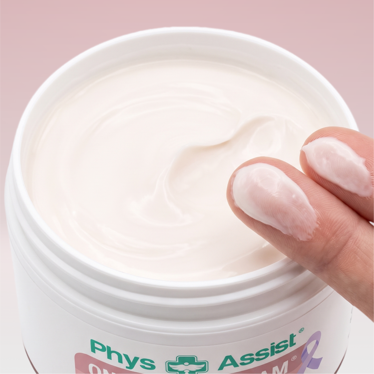 PhysAssist Oncology Glycerin Unscented Cream – Fragrance-Free Face & Body Moisturizer – 4 oz Jar