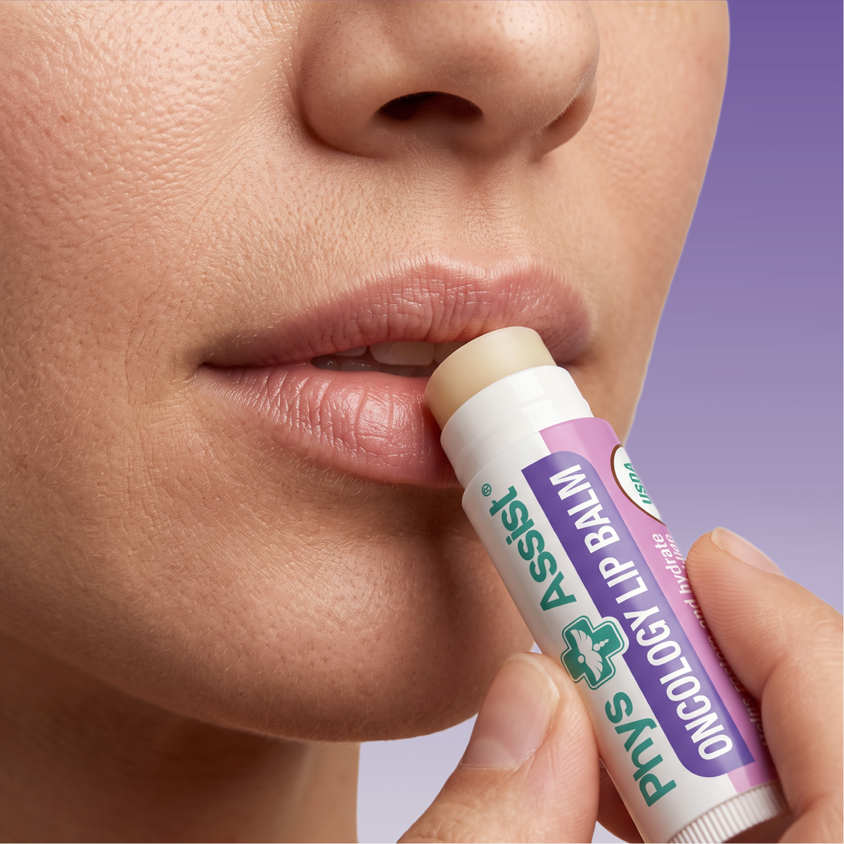 PhysAssist Oncology Botanical Lip Balm – Moisturizing Care for Dry, Delicate Lips – 3-Pack