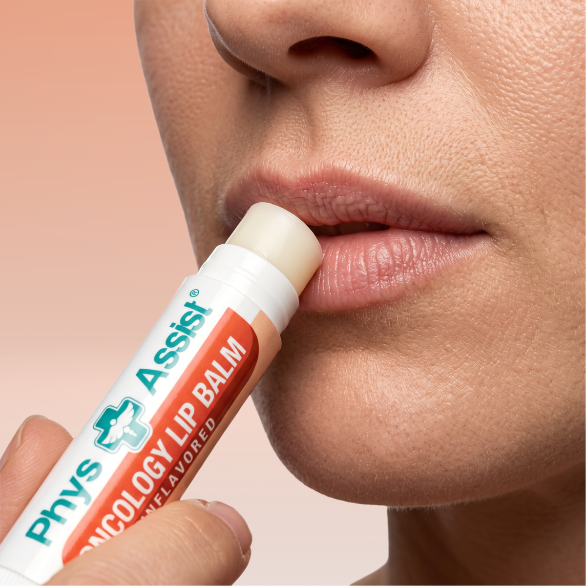 PhysAssist Oncology Unflavored Lip Balm – Fragrance-Free Moisture for Dry, Delicate Lips – 3-Pack
